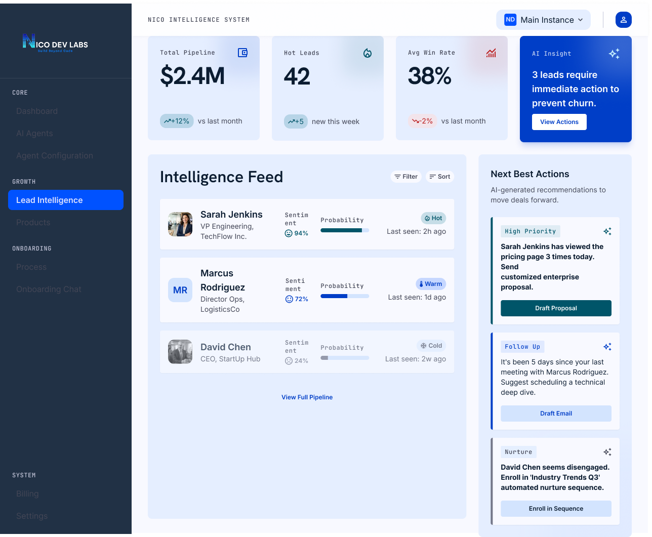 CRM with AI Agent