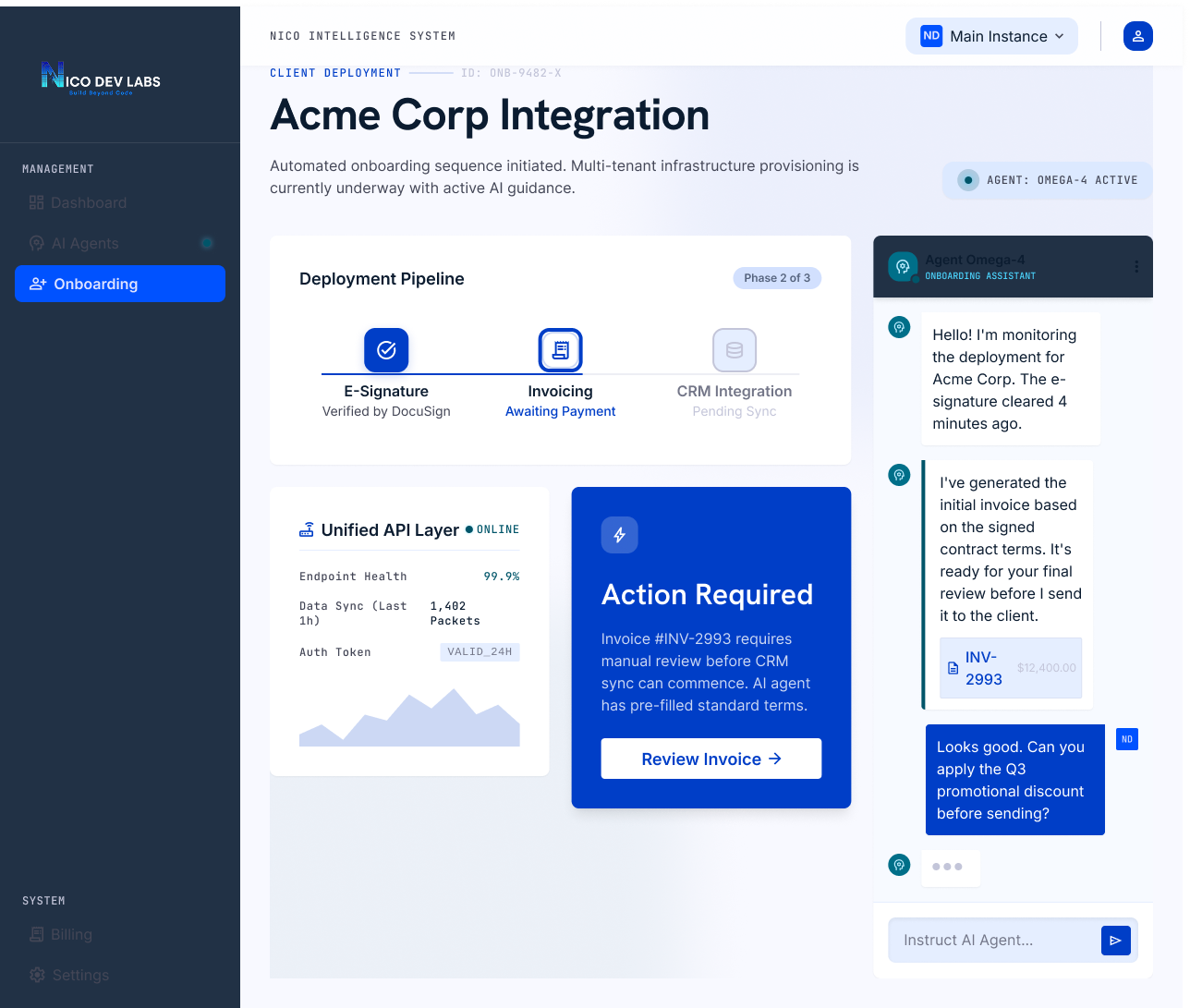 CRM with AI Agent