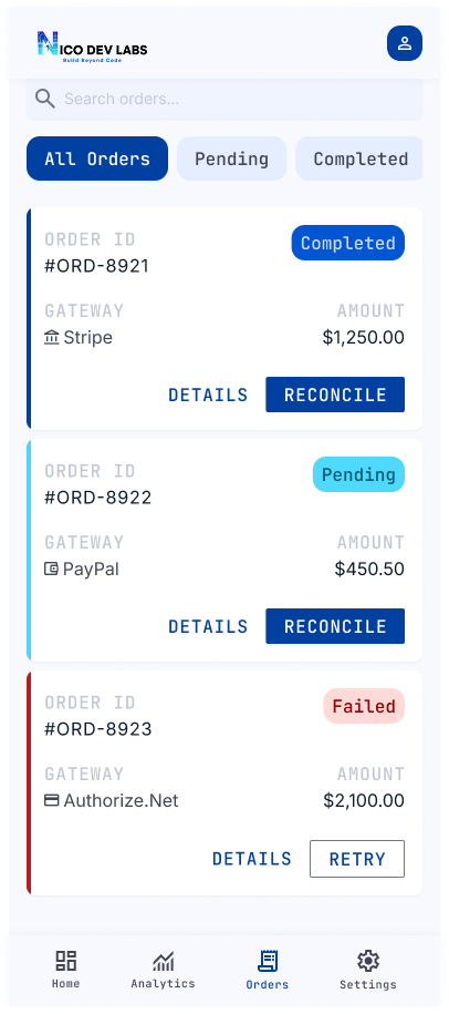 Revenue Reconciliation & Analytics Dashboard